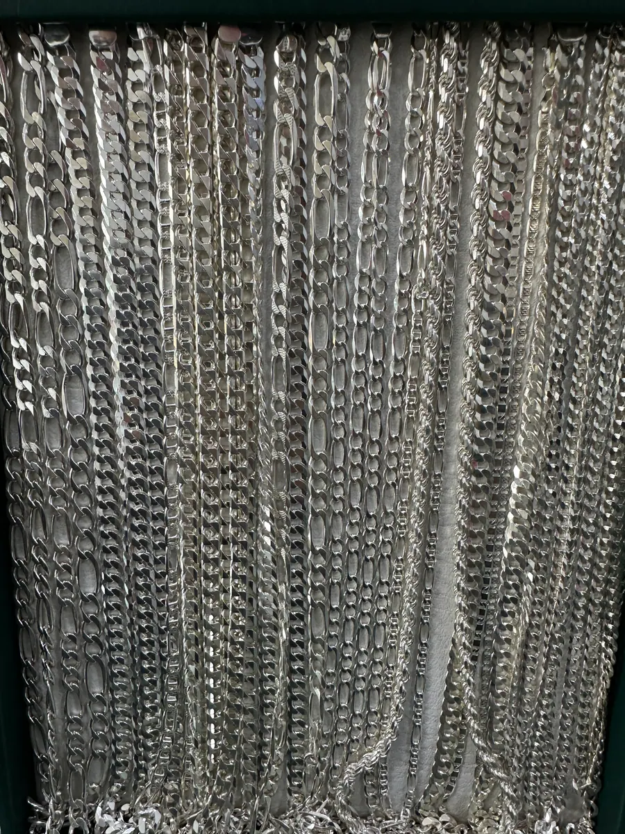 Cadenas gruesas en plata X